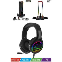 Support Casque Gaming - Sentinel - Universel - RGB - 11 Effets Lumineux - Compatible PC/PS4/Xbox