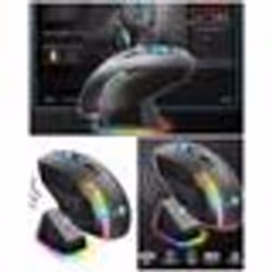 Souris Gaming - ELITE - M50 - 8000 DPI - 6 Boutons - RGB Rechargeable avec Station de Charge