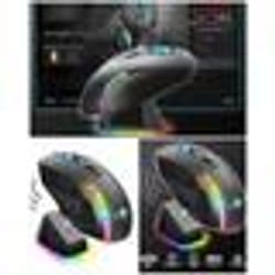 Souris Gaming - ELITE - M50 - 8000 DPI - 6 Boutons - RGB Rechargeable avec Station de Charge