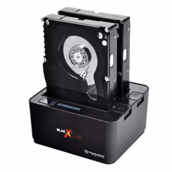 Thermaltake BlacX Duet 5G, Noir, 5 Gbit/s, 2.5” & 3.5” SATA I/II/II HDD, CE, FCC, GOST R, SATA, Série ATA II, 2.5,3.5"