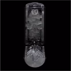 Tenga FLIP HOLE BLACK Caresse masculine Noir Élastomère thermoplastique (TPE)