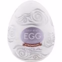 Tenga Egg Cloudy, Masturbateur d'œufs, Neutre, Blanc, Élastomère thermoplastique (TPE), 49 mm, 49 mm