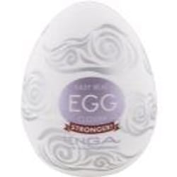 Tenga Egg Cloudy Masturbateur d'œufs Blanc Élastomère thermoplastique (TPE)