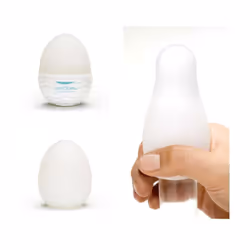 Tenga Egg Masturbateur d'œufs Blanc Élastomère thermoplastique (TPE)
