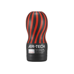 Tenga AIR-TECH STRONG Caresse masculine Noir Élastomère thermoplastique (TPE)