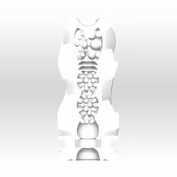Tenga AIR-TECH ULTRA Caresse masculine Argent Élastomère thermoplastique (TPE)