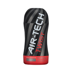 Tenga AIR-TECH TWIST TICKLE Caresse masculine Noir Élastomère thermoplastique (TPE)
