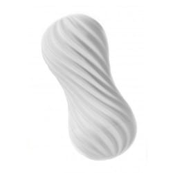 Tenga Flex Silky Masturbateur de poche Blanc Élastomère