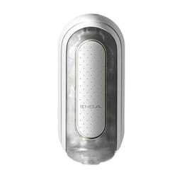 Tenga Flip Zero Masturbateur de poche Transparent, Blanc Acrylonitrile-Butadiène-Styrène (ABS), Élastomère