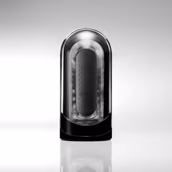 Tenga Flip Zero EV Black, Caresse masculine, Noir, Acrylonitrile-Butadiène-Styrène (ABS), Silicone, Élastomère thermoplastiqu ...