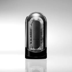 Tenga Flip Zero EV Black Caresse masculine Noir Acrylonitrile-Butadiène-Styrène (ABS), Silicone, Élastomère thermoplastique (TPE)