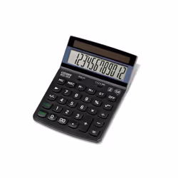 MAUL ECO 310, Bureau, Calculatrice à écran, 12 chiffres, Affichage inclinable, Solaire, Noir