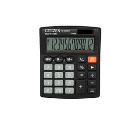 Citizen SDC-812NR calculatrice Bureau Calculatrice basique Noir