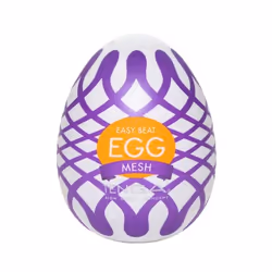 Tenga Egg Mesh, Masturbateur d'œufs, Élastomère thermoplastique (TPE), 49 mm, 49 mm, 61 mm, 53 g