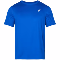 asics asics core ss top bleu - S