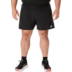 asics road 5in short noir