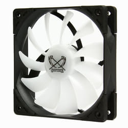 Scythe SU1225FD12LR-RDP système de refroidissement d’ordinateur Universel Ventilateur 12 cm Noir, Blanc 1 pièce(s)