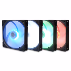 Scythe Kaze Flex 140 Square RGB PWM, Ventilateur, 14 cm, 300 tr/min, 1200 tr/min, 19,4 dB, 67,2 cfm