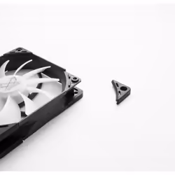 Scythe KF1225FD18AR-P système de refroidissement d’ordinateur Boitier PC Ventilateur 12 cm Noir, Blanc 1 pièce(s)