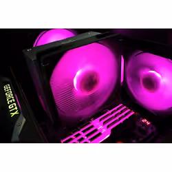 Scythe KF1225FD18AR-P système de refroidissement d’ordinateur Boitier PC Ventilateur 12 cm Noir, Blanc 1 pièce(s)