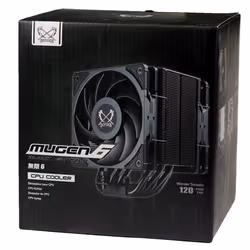 Scythe Mugen 6 Dual Fan Black Edition Processeur Ventilateur 12 cm Noir 1 pièce(s)