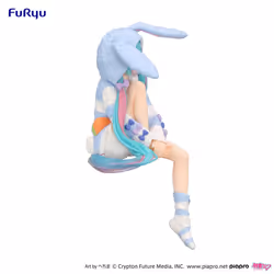 FuRyuu Hatsune Miku Noodle Stopper Figure -Rabbit Ear Hood Pajama Blue Color ver.- - Vue supplémentaire 4