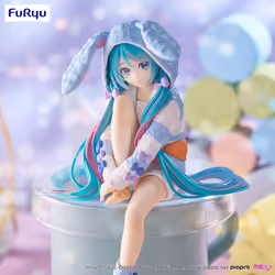 FuRyuu Hatsune Miku Noodle Stopper Figure -Rabbit Ear Hood Pajama Blue Color ver.- - Vue supplémentaire 6