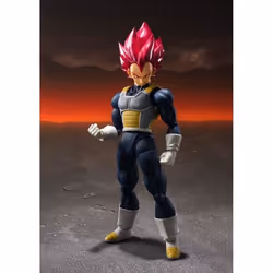 Figurine Dragon Ball Z - Super Saiyan God Super Saiyan Vegeta S.H.Figuarts 16cm