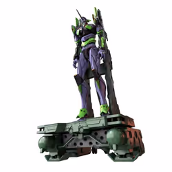 Bandai RG Multipurpose Humanoid Decisive Weapon,Evangelion Unit-01 DX Transport Platform Set, Figurine à collectionner, 600 g