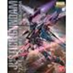 Maquette Gundam - Bandai - MG Justice Gundam 1-100 - Plastique moulé - Mécanique interne - 14 ans et plus