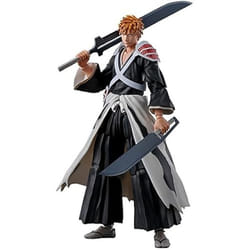 Figurine - TAMASHII NATIONS - Ichigo Kurosaki - Double Zangetsu - 3 Paires de Mains - 4 Parties Faciales