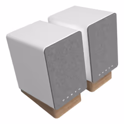 ONKYO GX-10DB, 2-voies, 2.0 canaux, Avec fil &sans fil, 30 W, 70 - 20000 Hz, Gris, Blanc