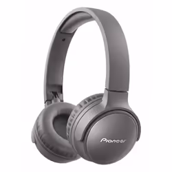 Pioneer S6 Wireless, Avec fil &sans fil, 10 - 28000 Hz, Appels/Musique, 205 g, Casque, Gris