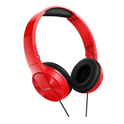 Pioneer SE-MJ503 Écouteurs Avec fil Arceau Musique Noir, Rouge