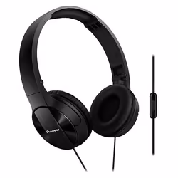 Pioneer SE-MJ503T, Avec fil, 10 - 24000 Hz, Appels/Musique, 126 g, Casque, Noir
