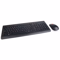 Lenovo 4X30M39485, Taille réelle (100 %), Sans fil, RF sans fil, QWERTY, Noir, Souris incluse
