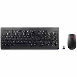 Lenovo 4X30M39485 clavier Souris incluse RF sans fil QWERTY Portuguais Noir