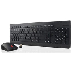 Lenovo 4X30M39497 clavier Souris incluse RF sans fil QWERTY Anglais américain Noir