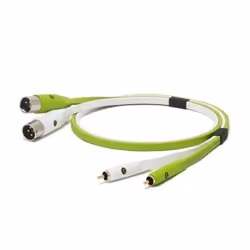 NEO RXMB1M Câble 2x XLR Mâle / 2x RCA mâle - 1m - vert/blanc - NEORXMB1M