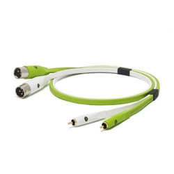 NEO RXMB1M Câble 2x XLR Mâle / 2x RCA mâle - 1m - vert/blanc - NEORXMB1M
