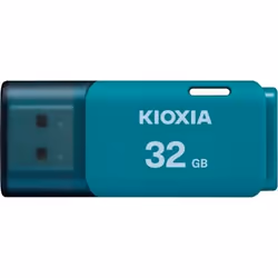 Kioxia TransMemory U202, 32 Go, USB Type-A, 2.0, Casquette, 8 g, Bleu
