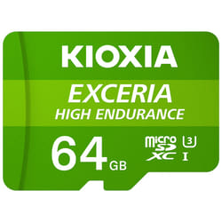 Kioxia Exceria High Endurance 64 Go MicroSDXC UHS-I Classe 10