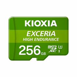 Kioxia Exceria High Endurance, 256 Go, MicroSDXC, Classe 10, UHS-I, 100 Mo/s, 65 Mo/s
