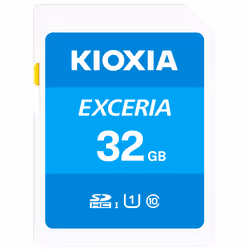 Kioxia Exceria, 32 Go, SDHC, Classe 1, UHS-I, 100 Mo/s, Class 1 (U1)