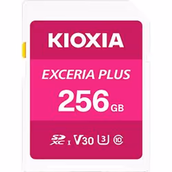 Kioxia Exceria Plus, 64 Go, SDXC, Classe 10, UHS-I, 98 Mo/s, 65 Mo/s