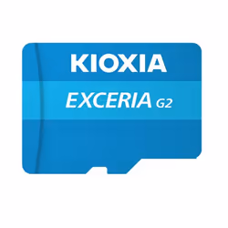 Kioxia EXCERIA G2, 256 Go, MicroSDHC, Classe 10, UHS-III, 100 Mo/s, 50 Mo/s