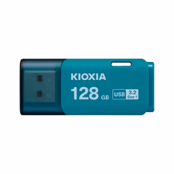 Kioxia LU301L128GG4, 128 Go, USB Type-A, 3.2 Gen 1 (3.1 Gen 1), Casquette, 8 g, Bleu