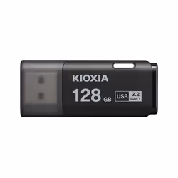 Kioxia LU301K128GG4, 128 Go, USB Type-A, 3.2 Gen 1 (3.1 Gen 1), Casquette, 8 g, Noir
