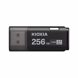 Kioxia TransMemory U301, 256 Go, USB Type-A, 3.2 Gen 1 (3.1 Gen 1), Casquette, 8 g, Noir