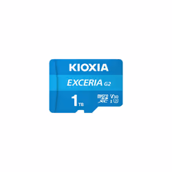 Kioxia LMEX2L001TG2, 1 To, MicroSDXC, Classe 10, UHS-I, 100 Mo/s, 50 Mo/s